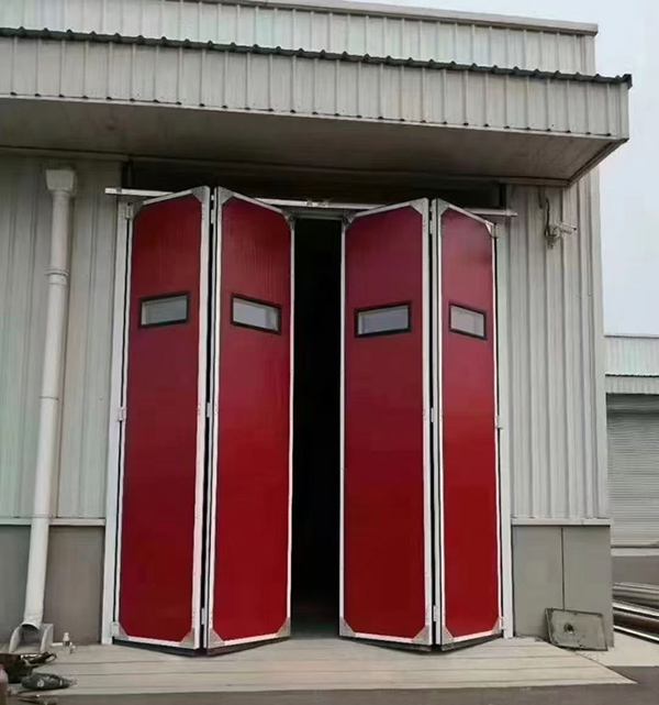 杨陵工业折叠门在大型装配车间出入口的应用实例